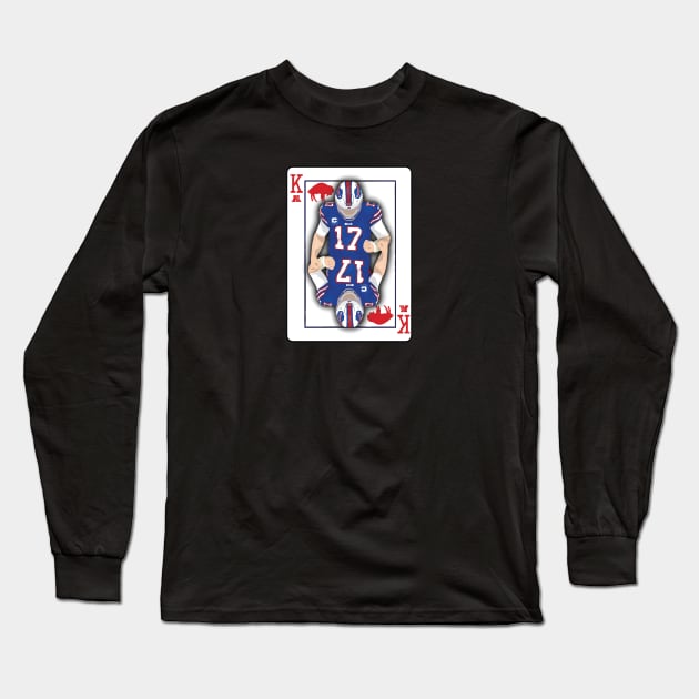 King of the AFC East Long Sleeve T-Shirt by Do Nothing Doodles